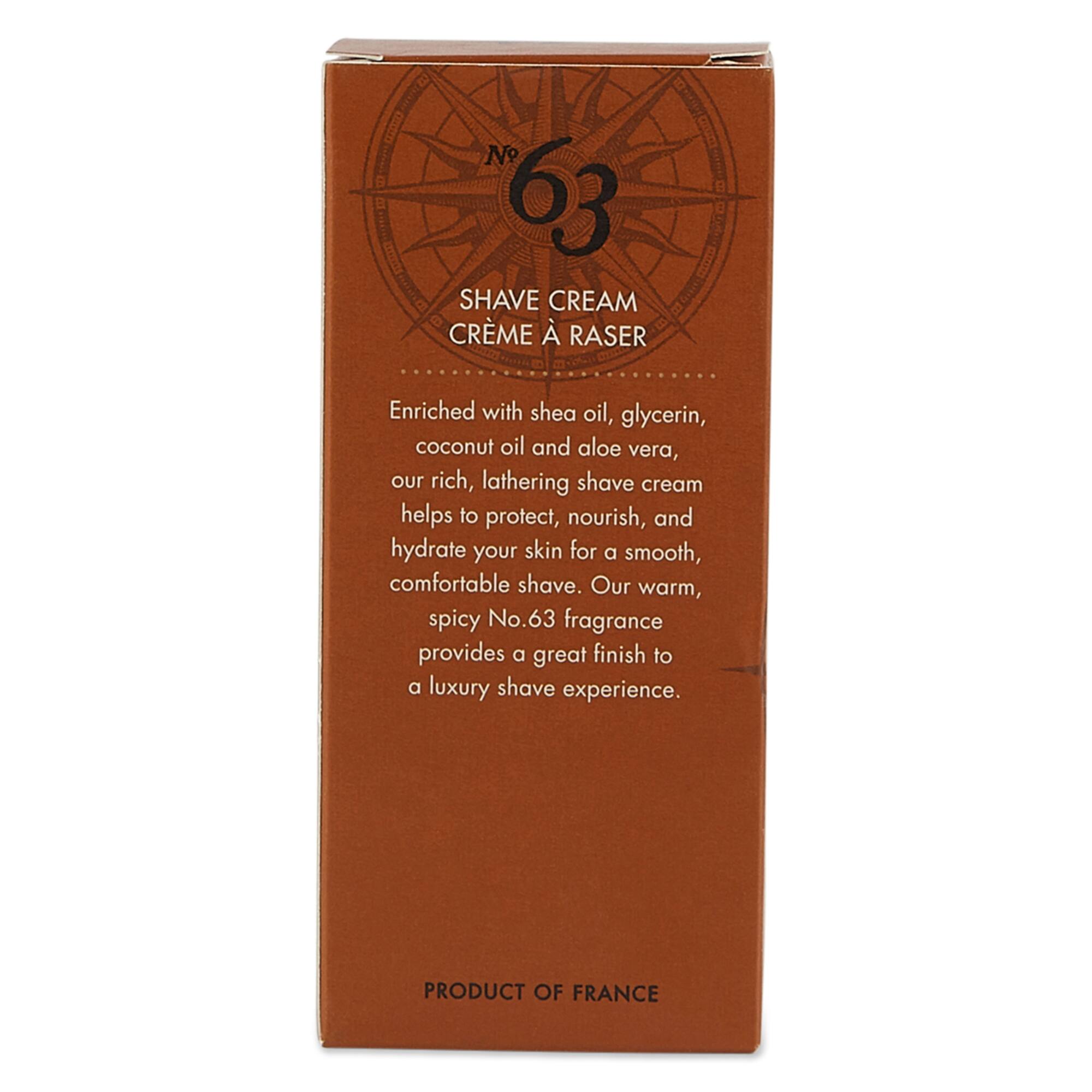 European Soaps No. 63 Men's Shave Cream, 75mL